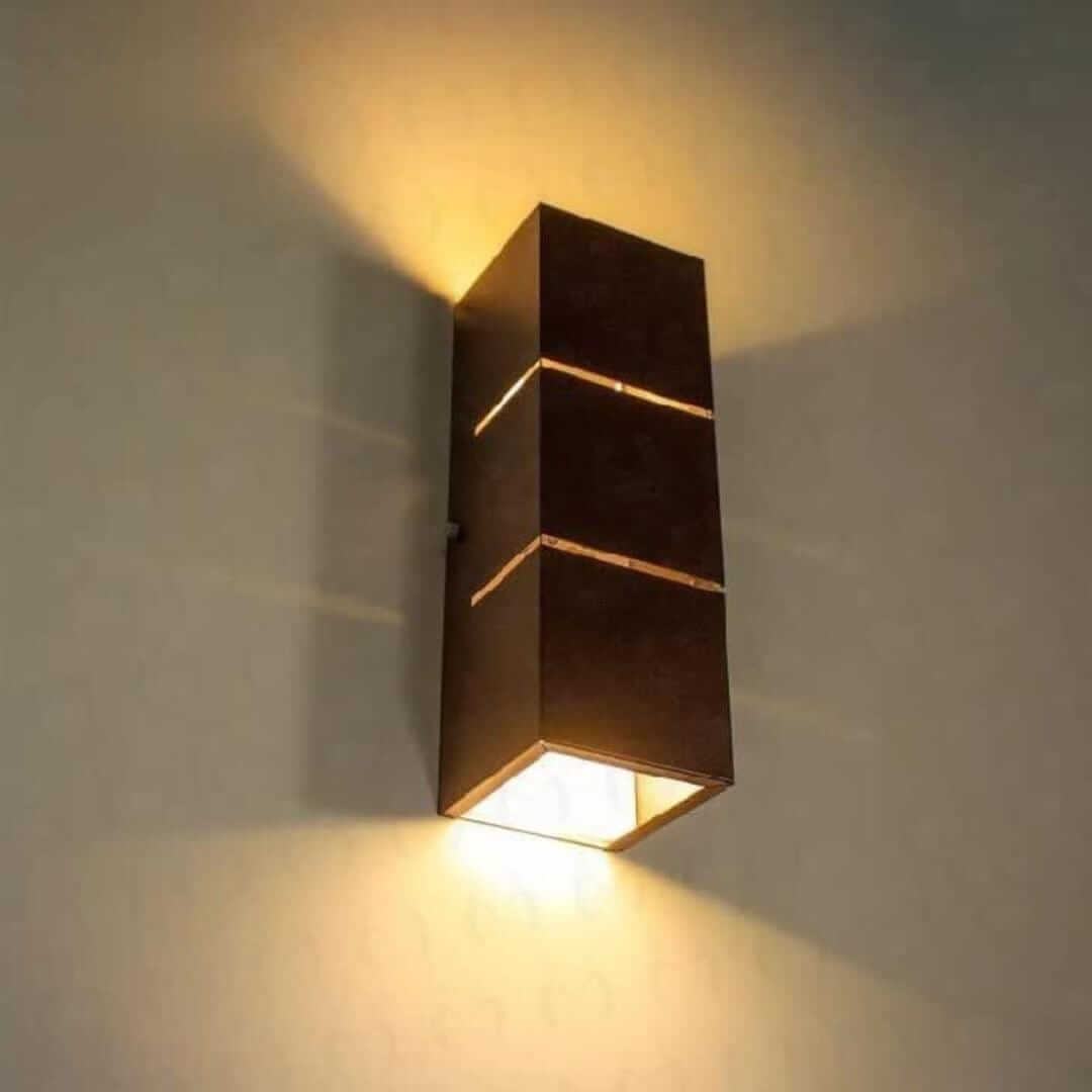 3D Wall Light Wooden Lamp 2 haseen.store