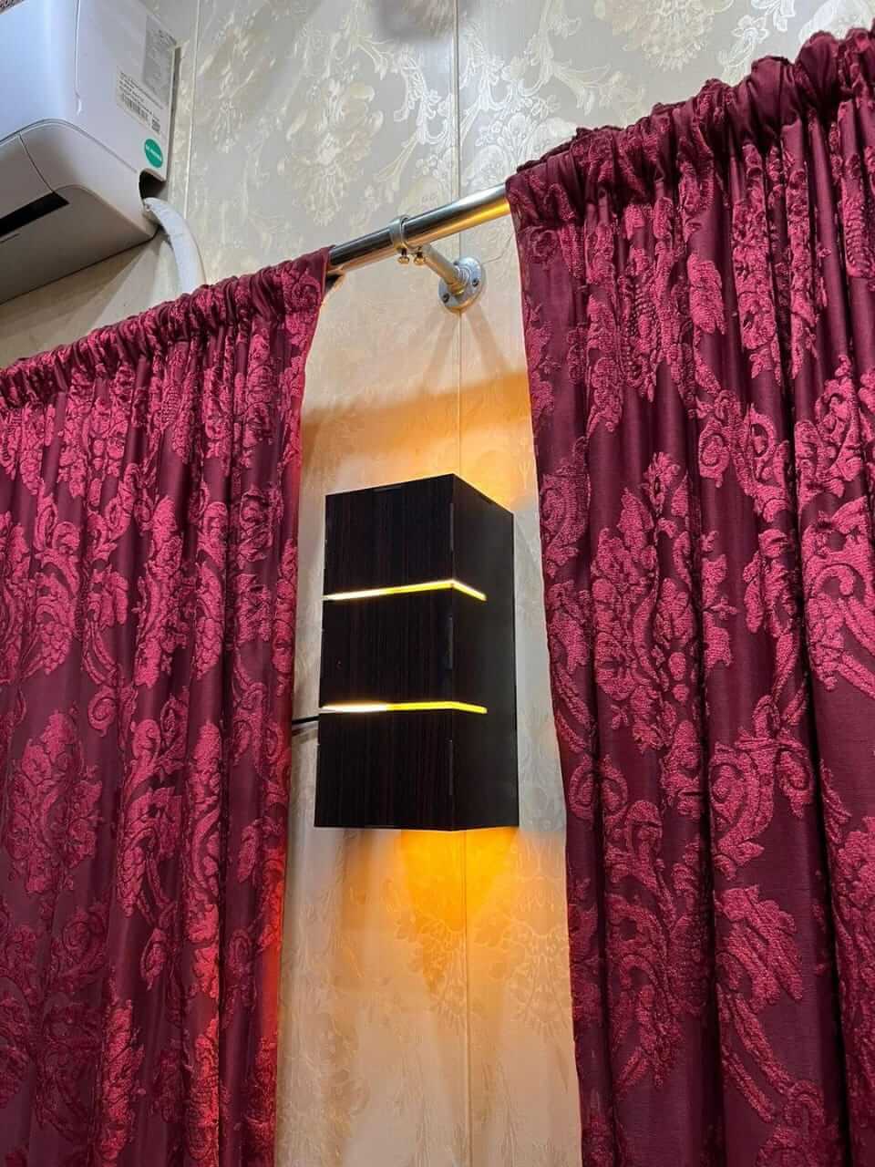 3D Wall Light Wooden Lamp 2 haseen.store