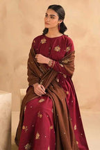3 Pcs Women's Embroidered Suit -  Haseen Store