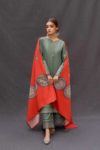 3 Pcs Women's Embroidered Suit -  Haseen Store