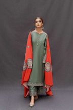 3 Pcs Women's Embroidered Suit -  Haseen Store