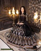 3 Pcs Women's Stitched Katan Slip Printed Maxi Suit 1 haseen.store