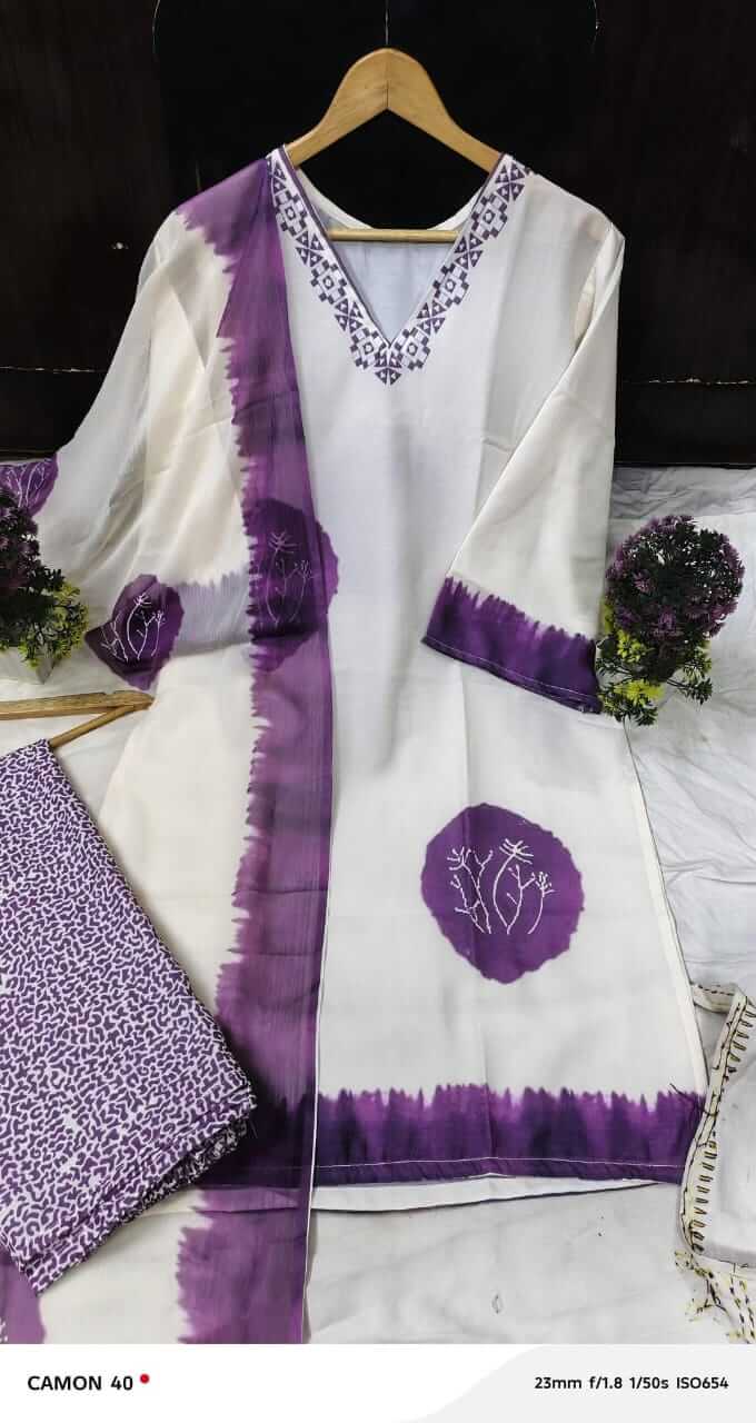 3 Pcs Women's Stitched Printed Suit 1 haseen store