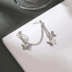 Butterfly Hanging Ear Cuffs 2  haseen.store