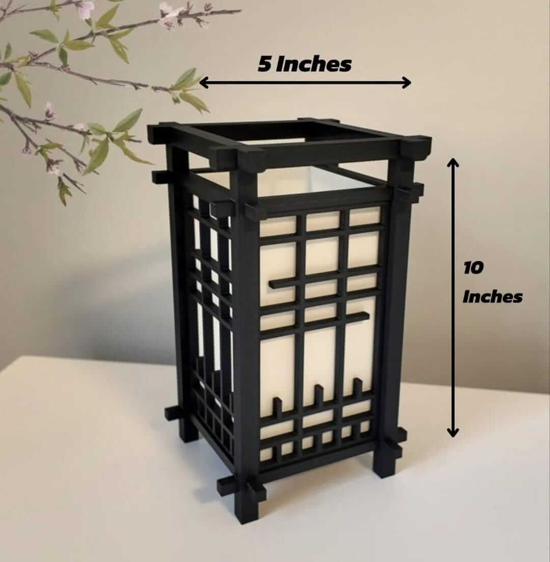 Japanese Shoji Style Table Lamp  4  haseen store