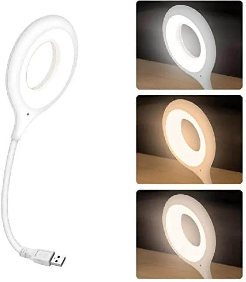 Lk50 Voice Control LED Smart Night Light Lamp 360 Adjustable, folder USB Desk Lamp 2 