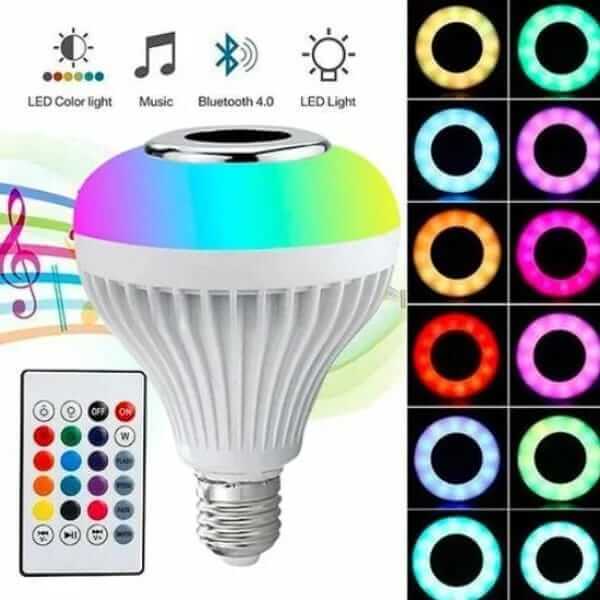 Rechargeable  Bluetooth LED Light with Remote Control