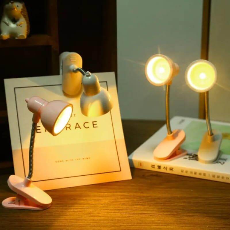 Rechargeable LED Table Lamp - Pink Book Light 1 haseen store