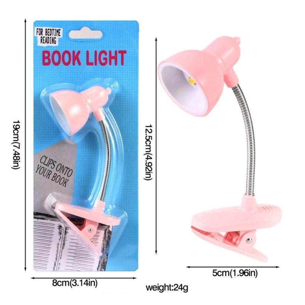 Rechargeable LED Table Lamp - Pink Book Light 2 haseen store