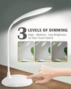 Rechargeable  White Table Lamp - Compact Design for Modern Space   haseen store