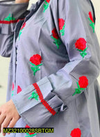 Silk Fancy Gown 3pc Women Stitched 2 haseen.store
