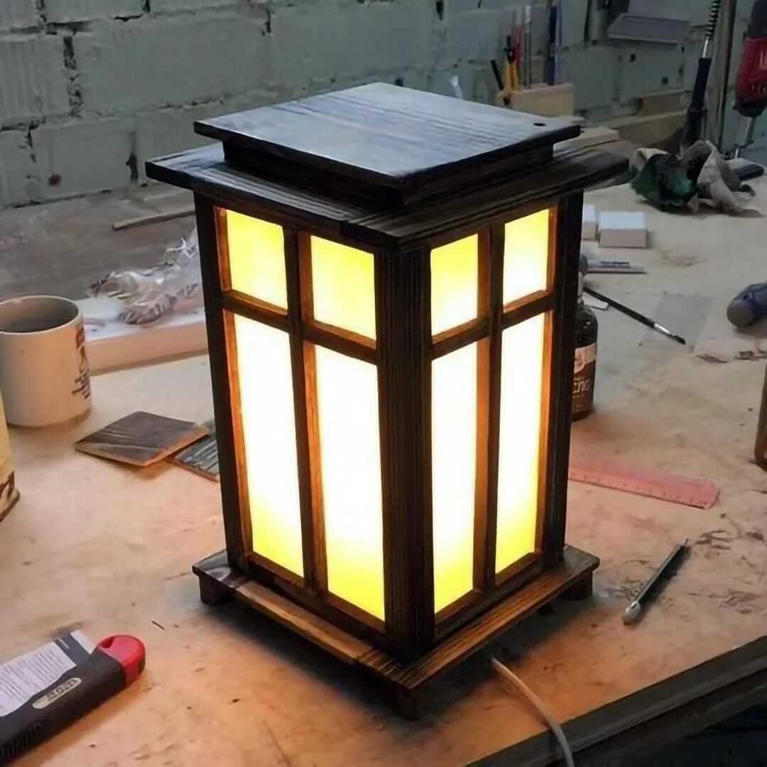 Vintage Look Wooden Accent Lamp for Living Room Home Decor I Lamp I Lamp For Room I Lamp Light I Lamp Decor I Lamp Light For Side Table I Lamp Lights